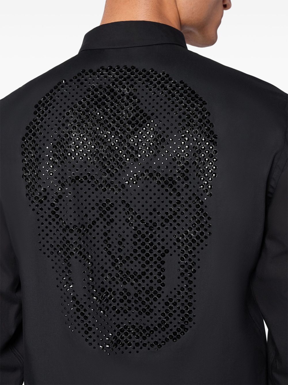 Shop Philipp Plein Sugar Daddy Shirt In Black