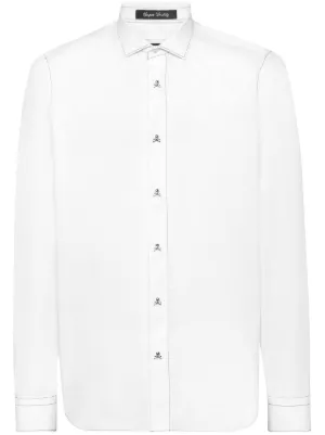 Jil Sander スタンドカラー コットンシャツ | ホワイト | FARFETCH JP