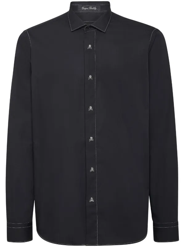 Philipp Plein Sugar Daddy Shirt Black FARFETCH AO