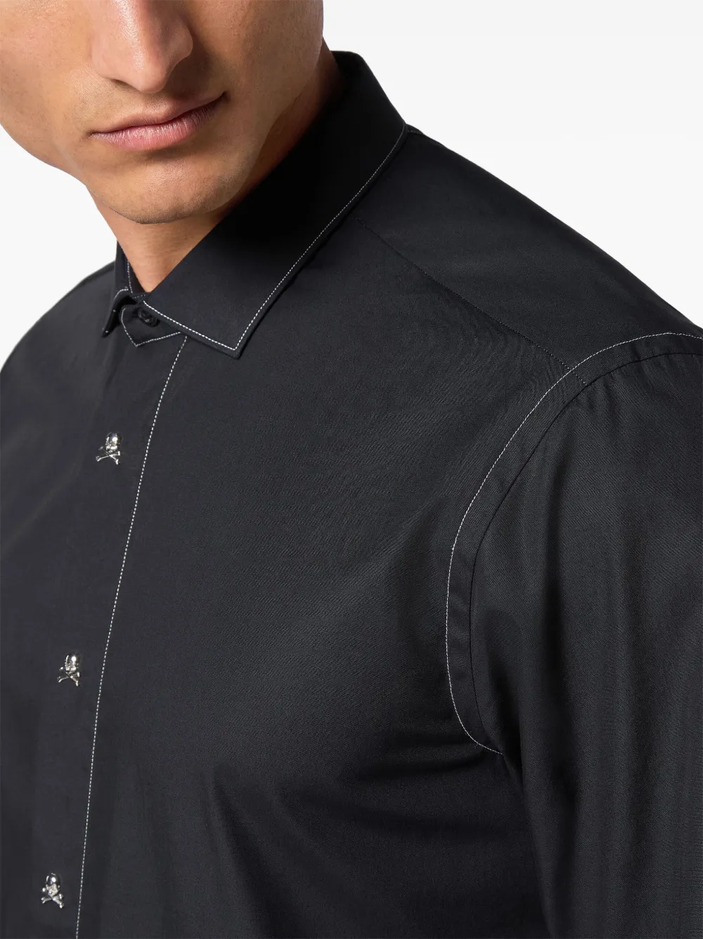 Philipp Plein Sugar Daddy overhemd Zwart
