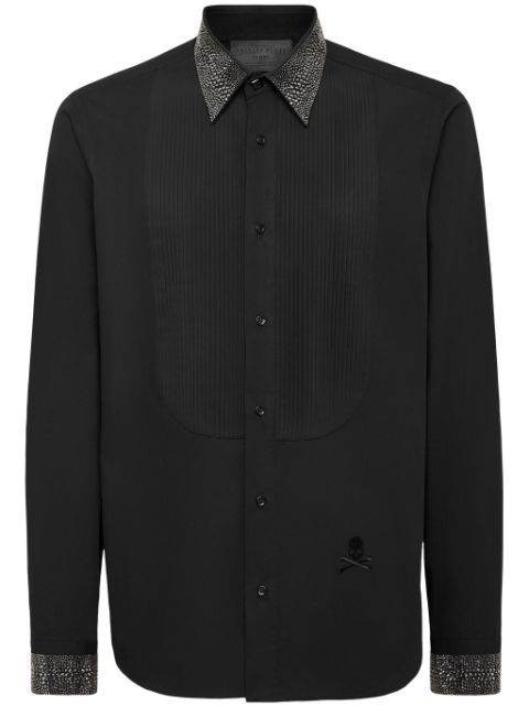 Philipp Plein Black Tie shirt Men