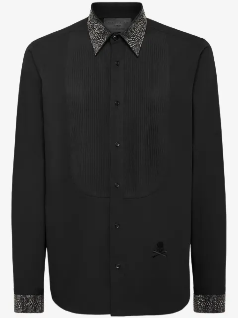 Philipp Plein black tie shirt