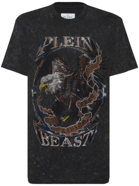 Philipp Plein rhinestone-embellished cotton t-shirt Men