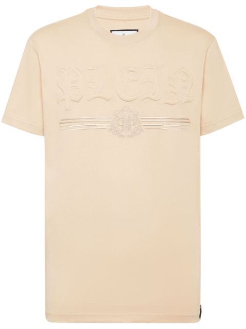 Philipp Plein logo-embossed cotton t-shirt Men