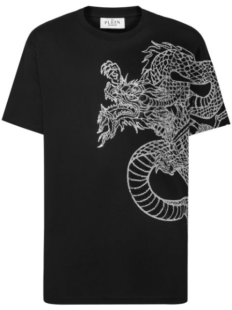 Philipp Plein Dragon Strass T-shirt Men