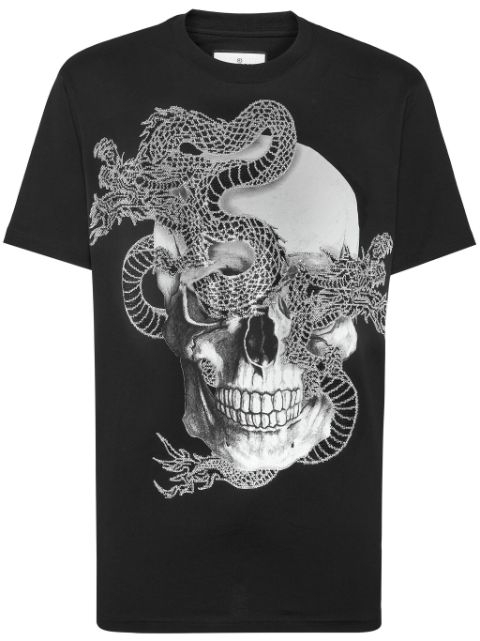 Philipp Plein Dragon Skull T-shirt Men