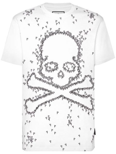 Philipp Plein Skull&Bones cotton t-shirt Men