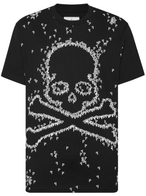 Philipp Plein Skull&Bones cotton t-shirt Men