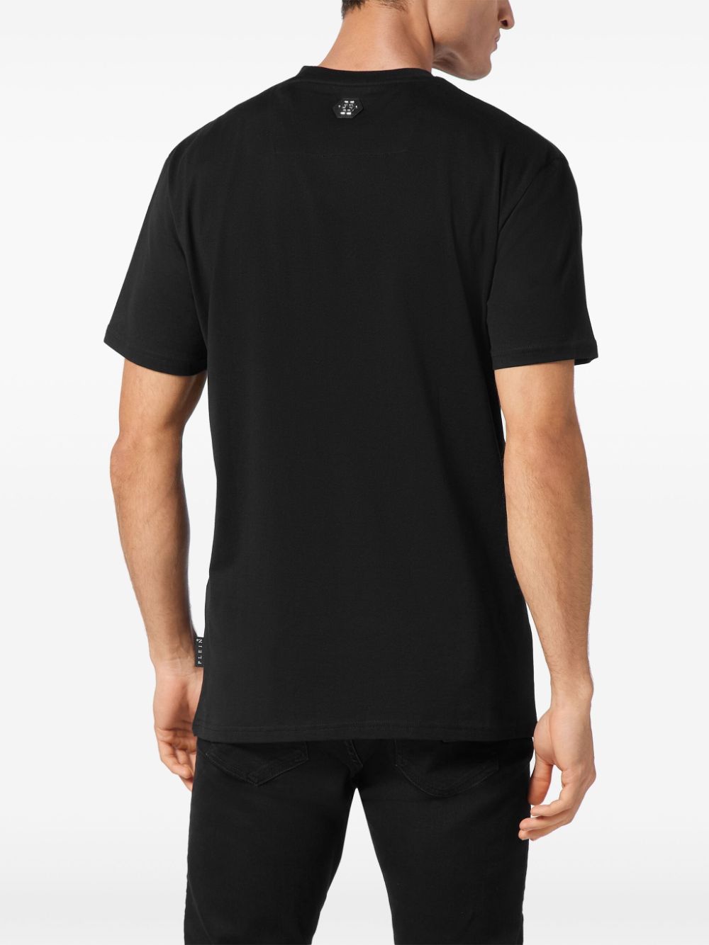 Shop Philipp Plein Logo Print T-shirt In Black