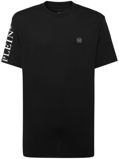 Philipp Plein logo-patch cotton t-shirt Men