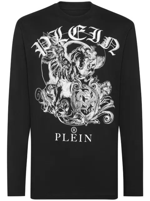 Philipp Plein playera con logo estampado