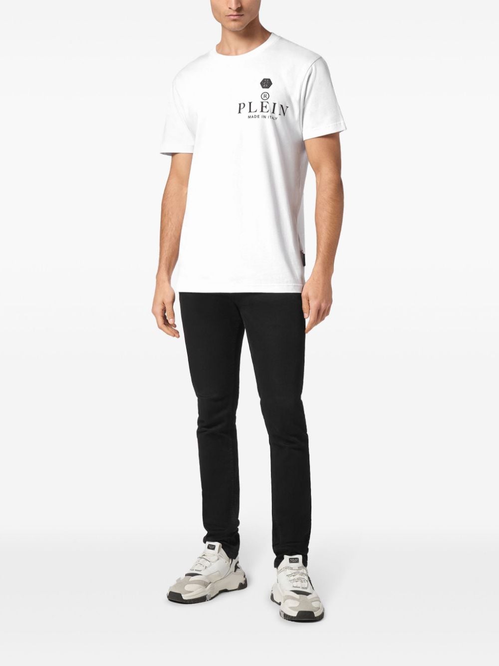 Philipp Plein logo-print T-shirt - Wit