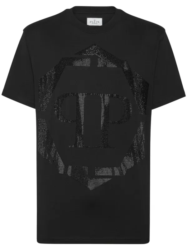 Tシャツ・カットソー PHILIPP PLEIN Men T Shirts 8133PJY002N0202 BLACK 23938261_55603987_600.jpg