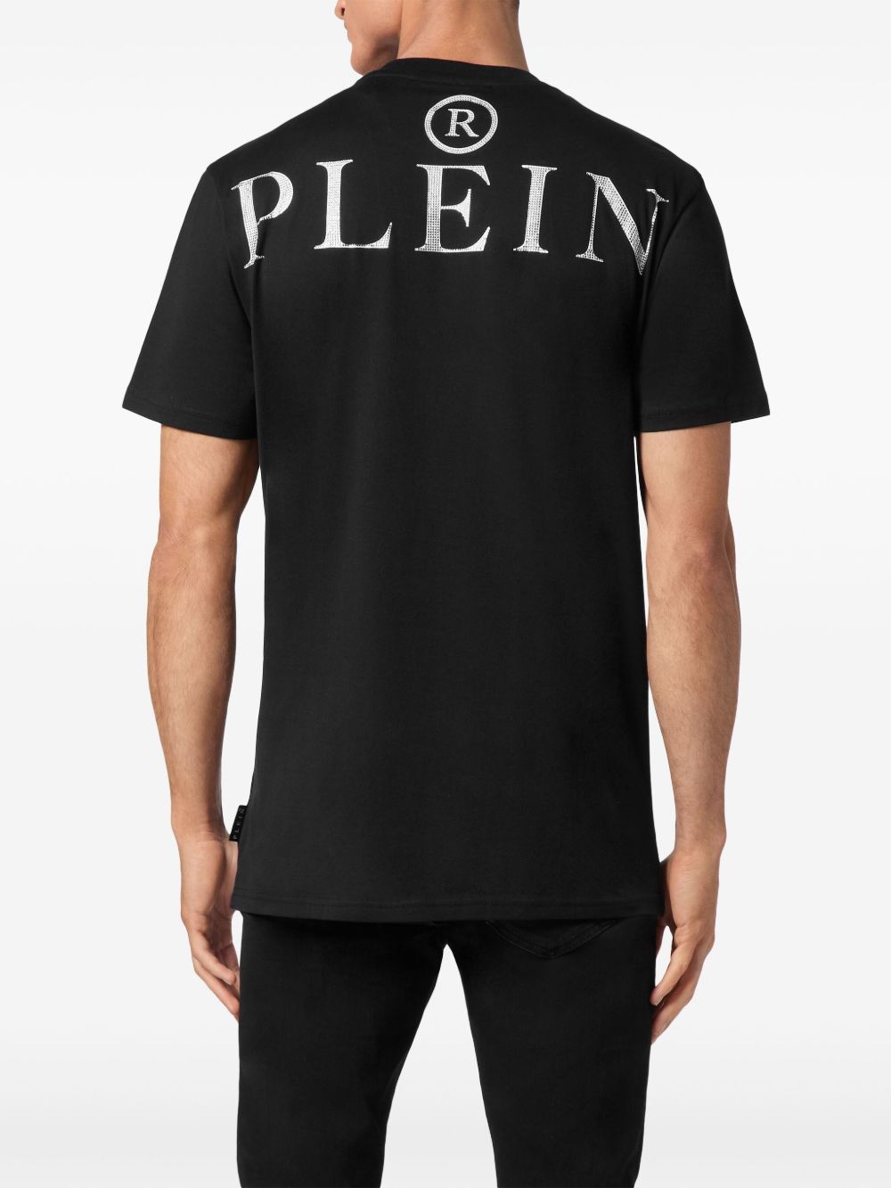 Philipp Plein Teddy Bear-applique cotton shirt Men