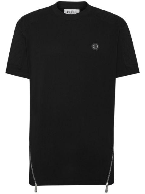 Philipp Plein zip-detail crew-neck T-shirt Men