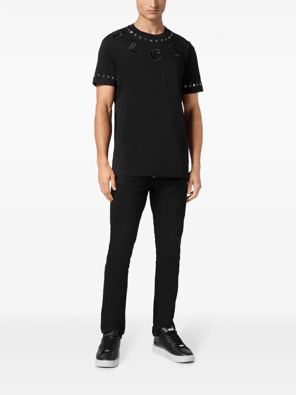 Philipp Plein playera con logo gótico | Playeras | Image 2