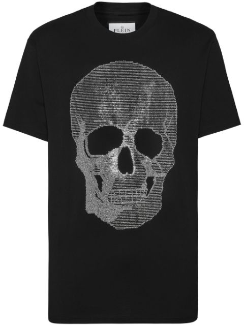 Philipp Plein rhinestone-embellished cotton t-shirt Men