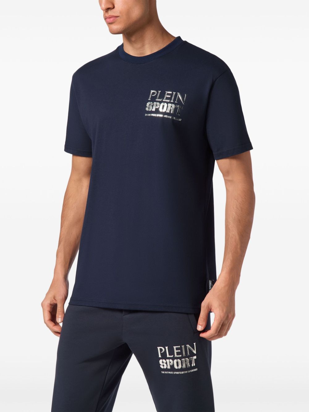 Shop Plein Sport Tiger T-shirt In Blue