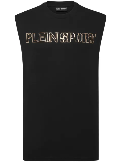Plein Sport Canotta con stampa Tiger