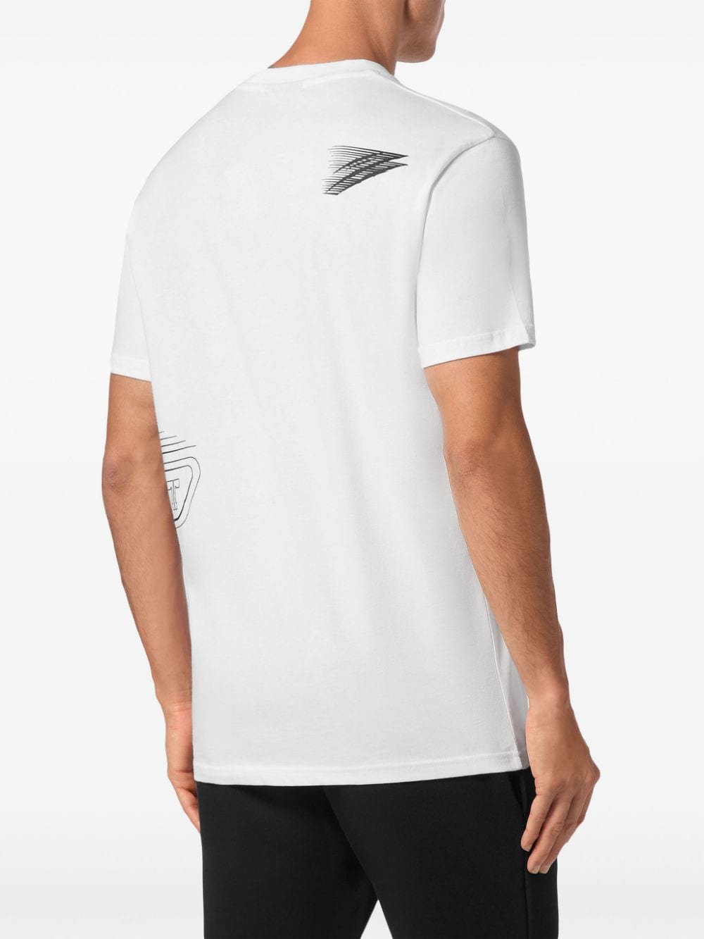 Shop Plein Sport Short Sleeve T-shirt In White