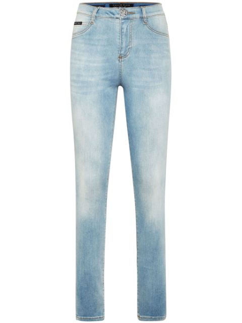 Philipp Plein applique high-rise skinny jeans Women