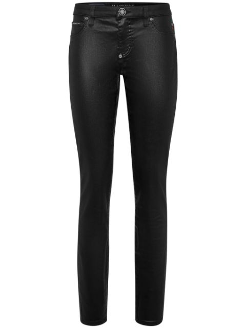 Philipp Plein coated jeans Women