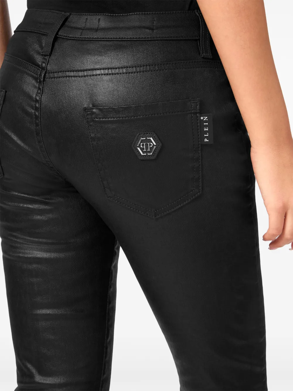 Philipp Plein coated jeans Women