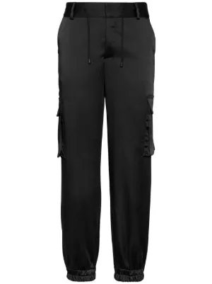 sacai / ベルテッドワイドカーゴパンツ 関税・送料込】sacai コットン ワイド ベルト付きカーゴパンツ (sacai