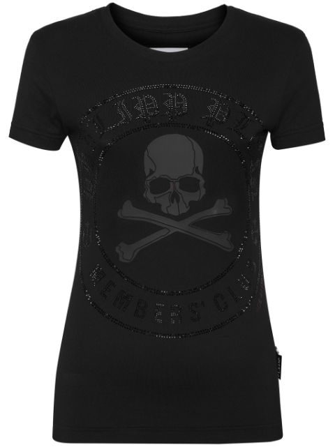 Philipp Plein skull-strass round-neck T-shirt Women