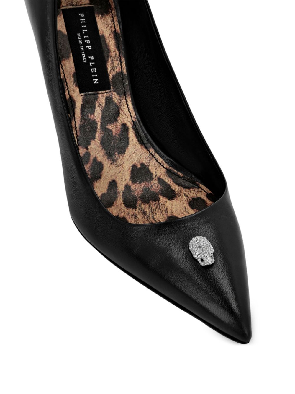 Philipp Plein Decolleté 80 mm pumps Zwart