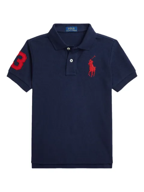 POLO RALPH LAUREN KIDS Polo Pony-embroidered cotton polo shirt