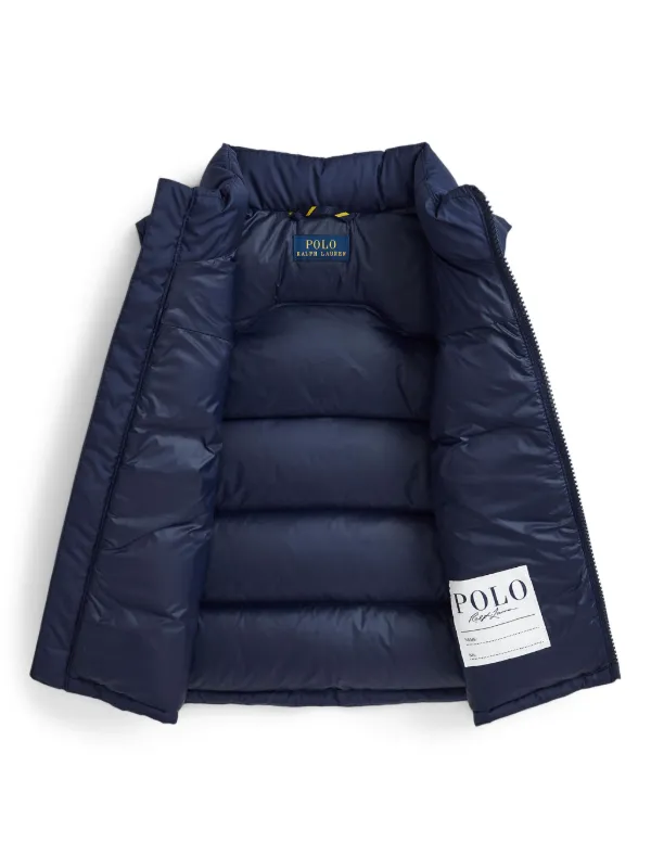 POLO RALPH LAUREN KIDS Polo Pony Gilet Blue FARFETCH TR