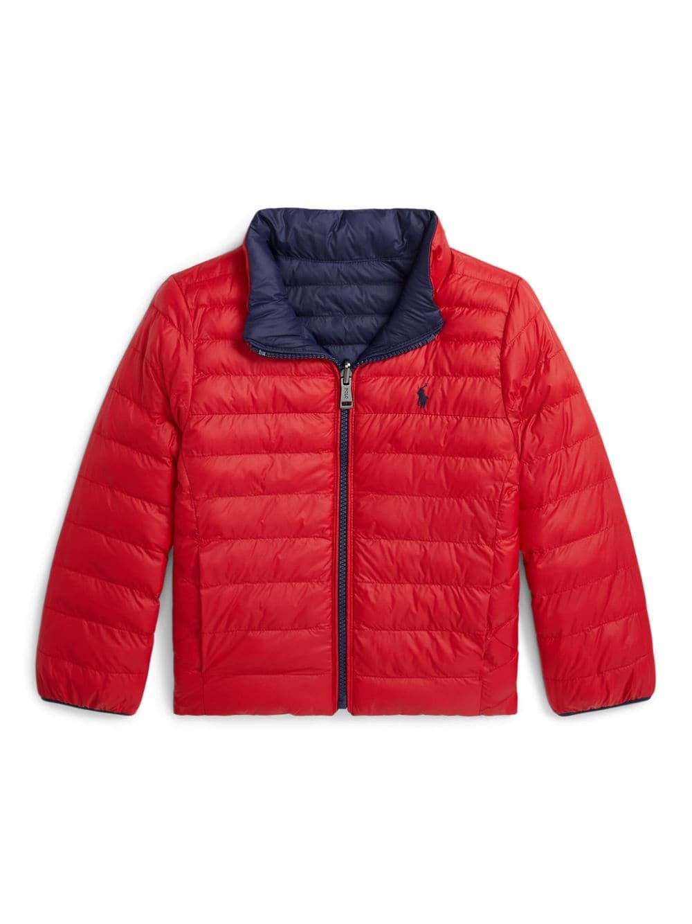 Ralph Lauren Kids Omkeerbaar jack met logo - Blauw