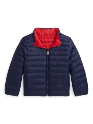 POLO RALPH LAUREN KIDS キルティング フーデッドジャケット