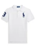 POLO RALPH LAUREN KIDS Polo Pony-embroidered cotton polo shirt - White