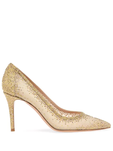 Gianvito Rossi zapatillas Rania con tacón de 85mm