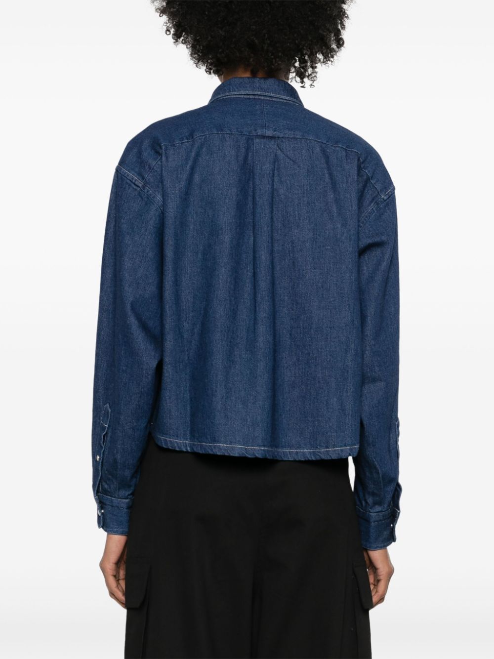 A.P.C. Samantah cropped denim shirt Women