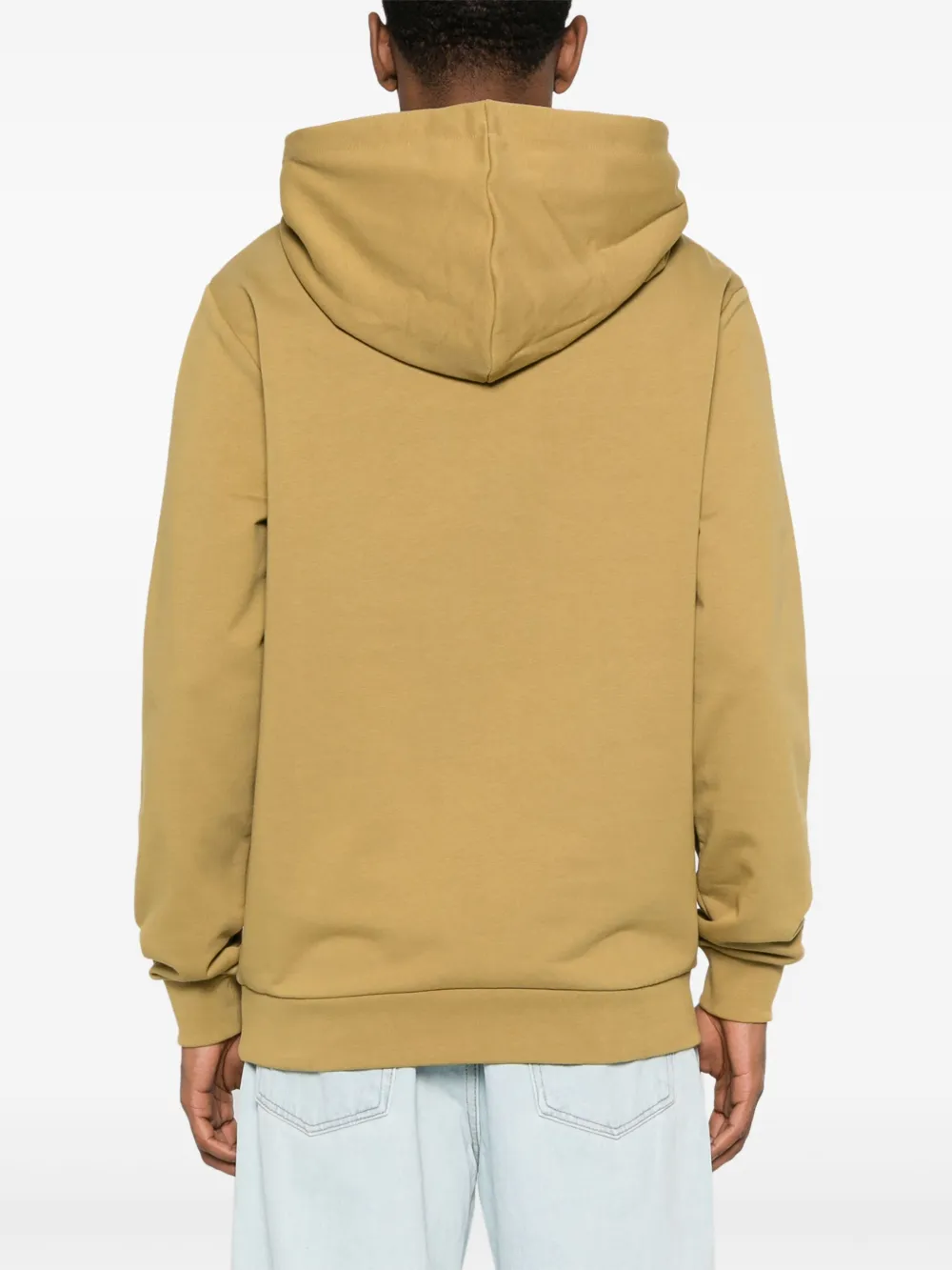 Cheap A.P.C. logo-flocked cotton hoodie Men
