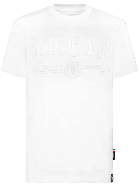 Philipp Plein Gothic Plein-embroidered round-neck T-shirt Men