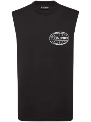 Diesel T-Isco-Div Cotton Tank Top | Black | FARFETCH