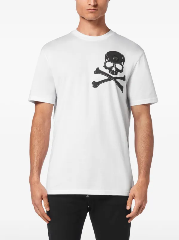 Philipp Plein スカルプリント Tシャツ | ホワイト | FARFETCH JP 