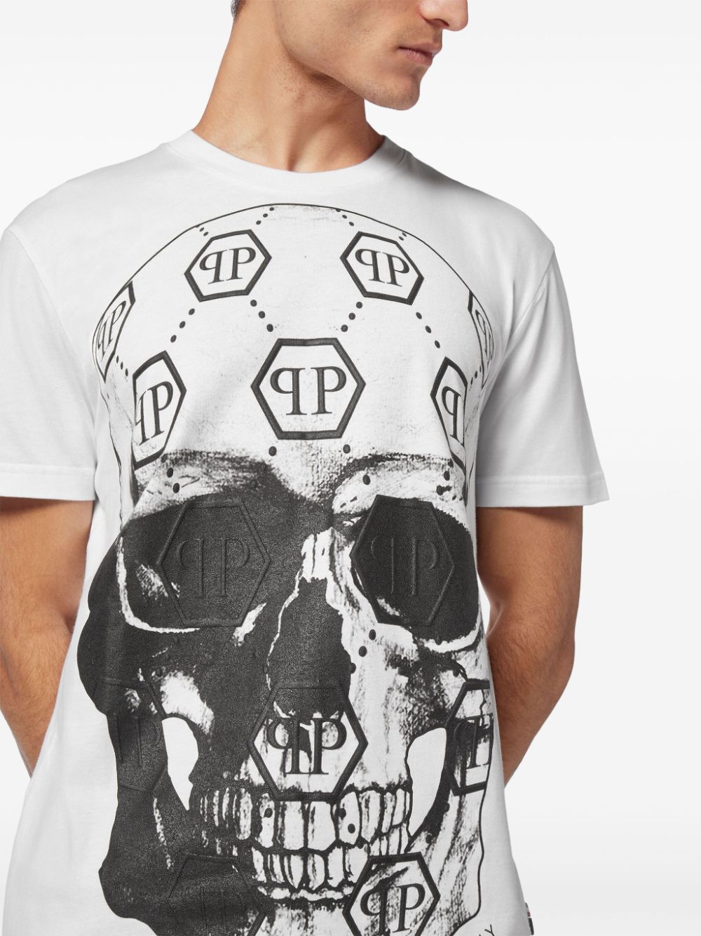 Philipp Plein skull-print round-neck T-shirt Men