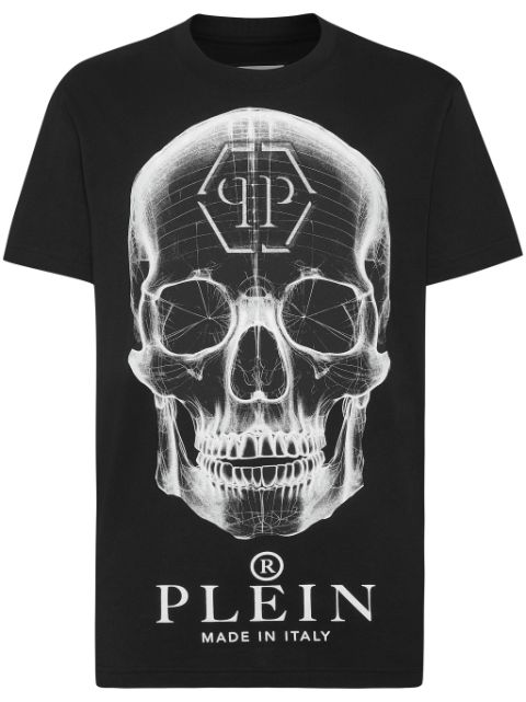 Philipp Plein Skull-print cotton T-shirt Men