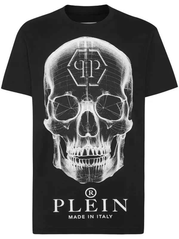 Philipp Plein スカルプリント Tシャツ | ブラック | FARFETCH JP