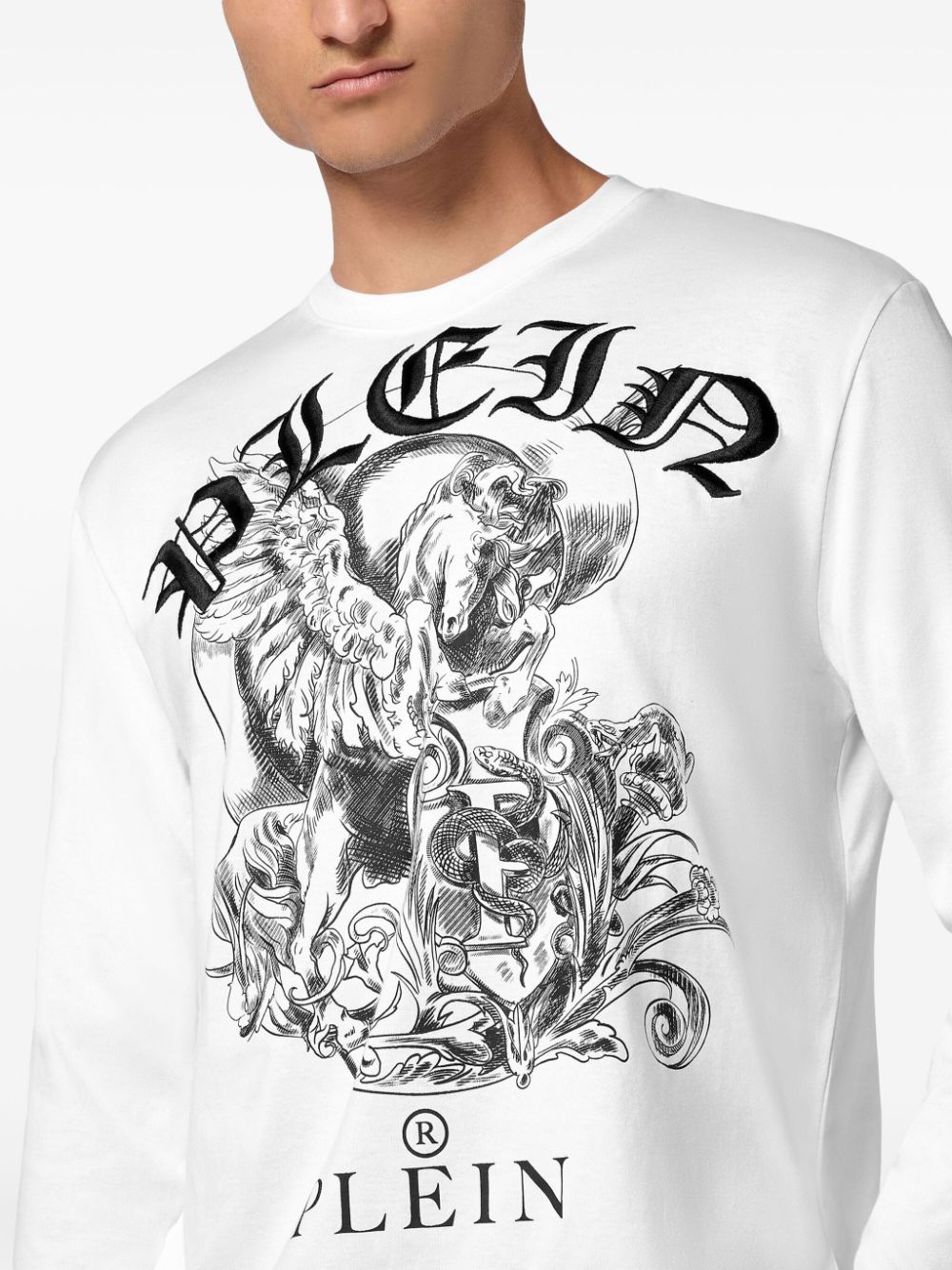 Philipp Plein logo-print cotton t-shirt Men