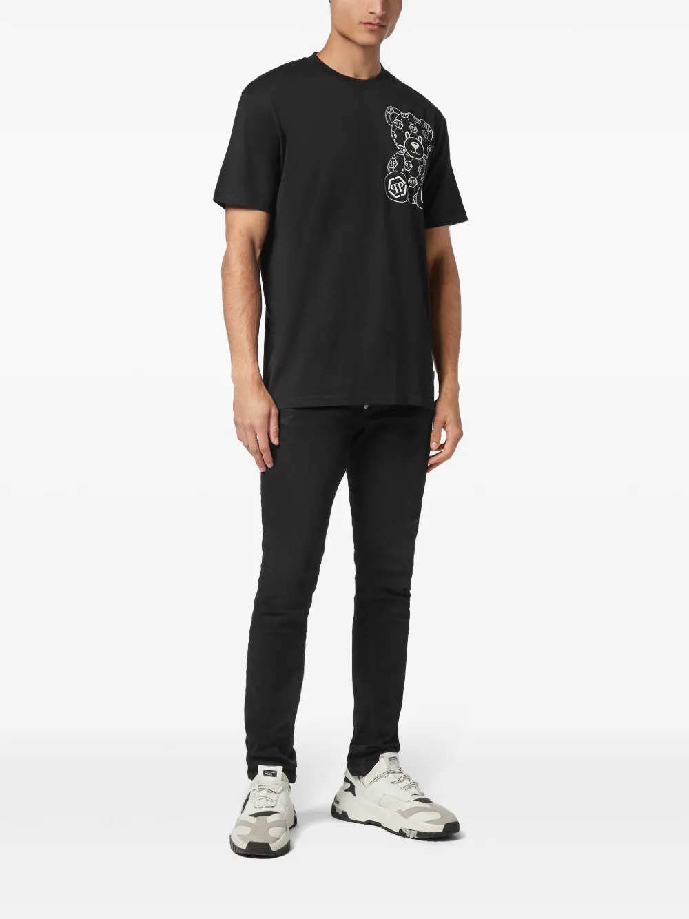 Philipp Plein SS Tedy Bear t-shirt - Zwart