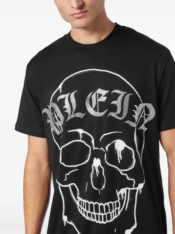 Philipp Plein スカルプリント Tシャツ | ブラック | FARFETCH JP