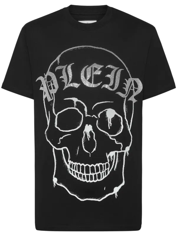 Philipp Plein スカルプリント Tシャツ | ブラック | FARFETCH JP
