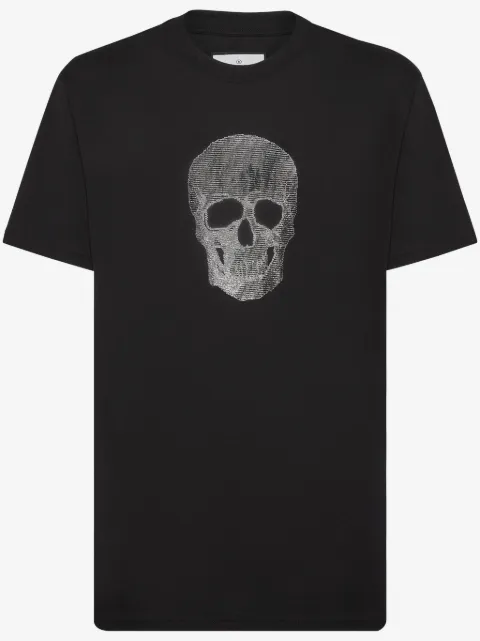 Philipp Plein crystal skull t-shirt
