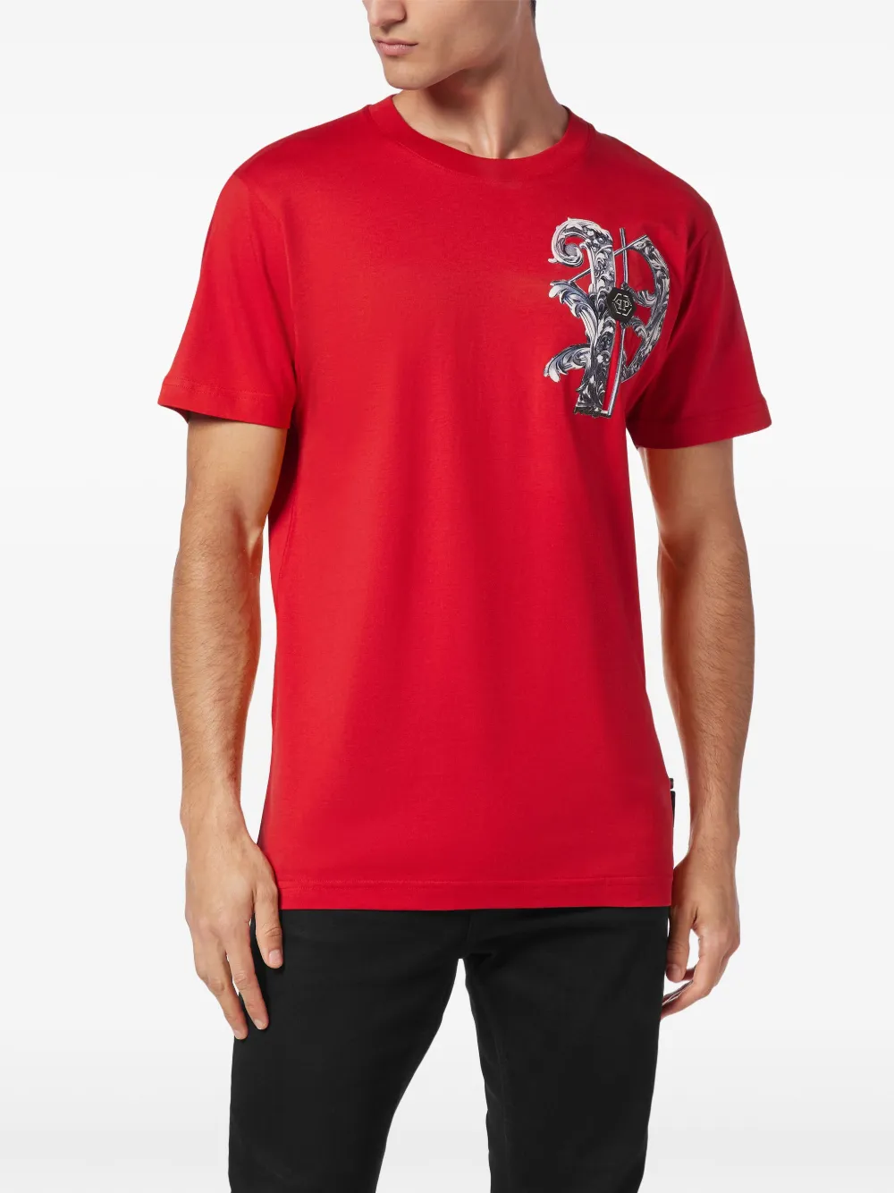 Philipp Plein SS Skull T-shirt Rood